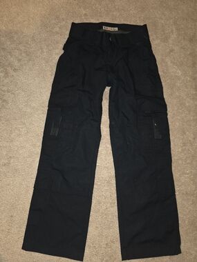 NEW 5.11 Tactical Pants Womens 2 Black Taclite Pro Ripstop Cargo Utility EMS